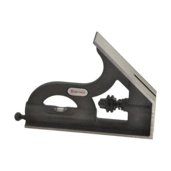 Starrett® H33-1224 Square Head, Fits 18 in Blade, For Use With Combination Square, Combination Set and Bevel Protractor, Forged Steel/Hardened Steel, Smooth Black Enamel Coated